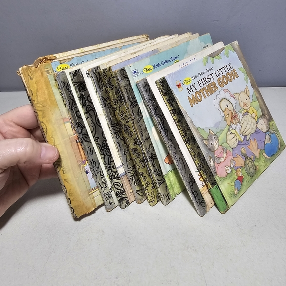 First Little Golden Books Small Books Lot of 8 Disney Sesame Street *USED* - Picture 4 of 5